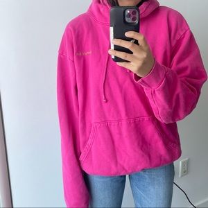 Sporty & Rich Magenta Hoodie